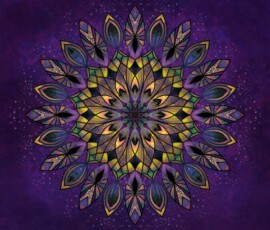 The Boho Beaming mandala is a radiant ode to the free and untamed heart.