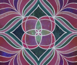 A sacred circle of sisterhood woven in deep red and plum—where stories are shared, hearts are renewed, and divinity remembered.
