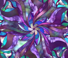 A blossom of light, blooming with color above the waves—soft, sacred, and full of life.