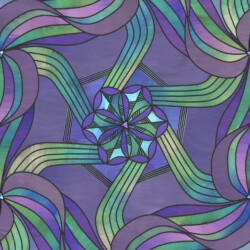 Imagine standing at the top of a slide, poised to launch into a ride that never quite ends. Playful pinwheels spin to life, propelling you forward along a looping track that rises, dips, and twirls through a violet tunnel of illusion. Light glints off every curve, bending time and space into a luminous joyride of color and motion.