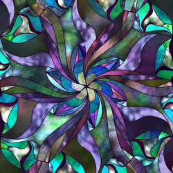 Rhythmic, radiant, and charged with mystery, the living tide of the sea god is celebrated in vibrant hues.