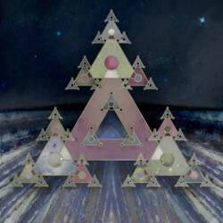 A gateway born of vibration, where resonance organizes chaos into conscious design.