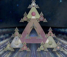 A gateway born of vibration, where resonance organizes chaos into conscious design.